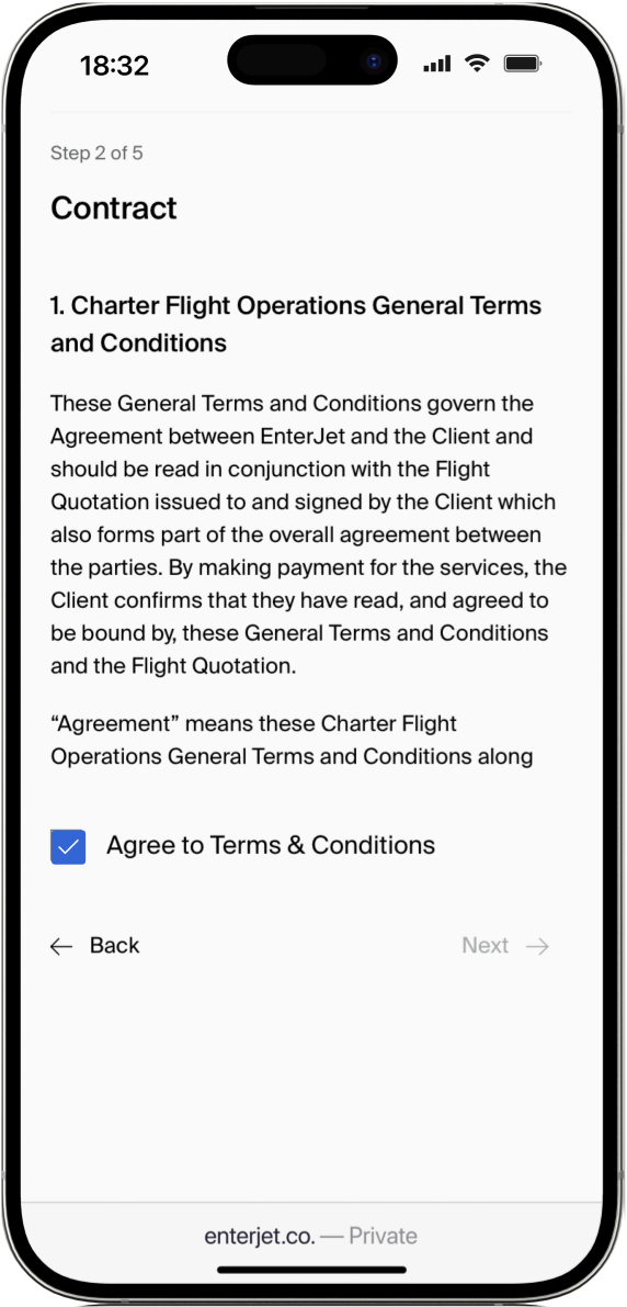 booking step - Secure