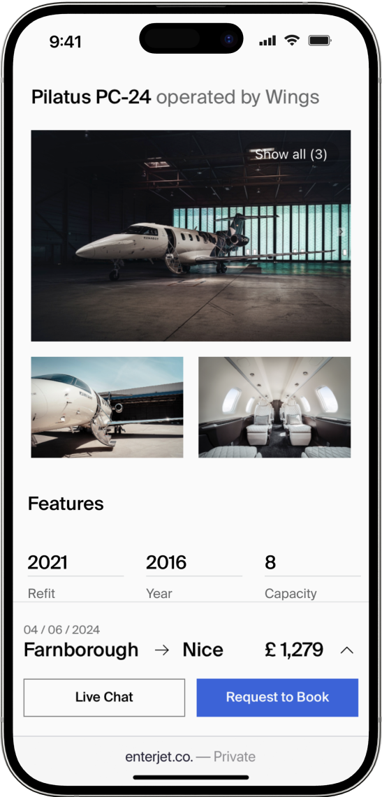booking step - Select